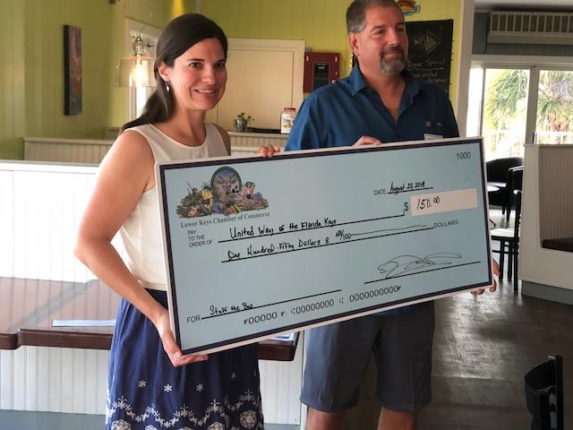 Thank you to Dave Turner and the Lower Keys Chamber of Commerce for helping Stuff the Bus.